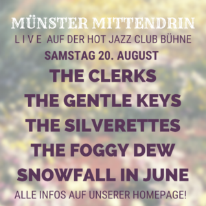 Stadtfest Münster Mittendrin: Unser Line Up am Samstag