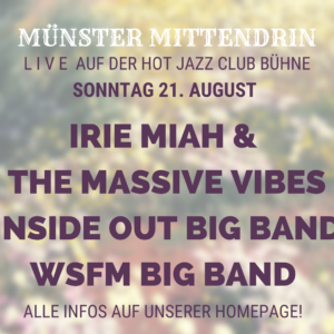 Stadtfest Münster Mittendrin: Unser Line Up am Sonntag